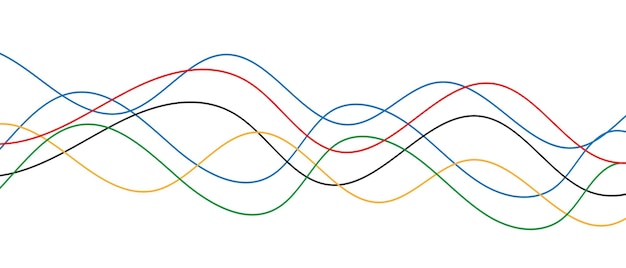 a line drawing of a wave with a line drawn by a line