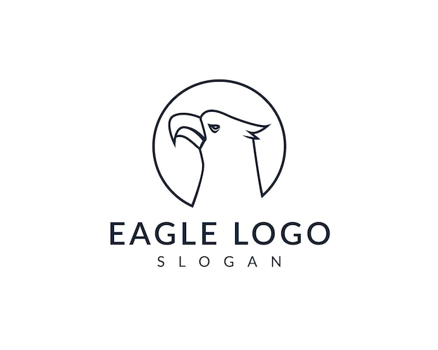 Line Eagle-pictogrammen die logo's versterken voor dynamische branding