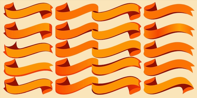 линия хот-догов с линией оранжевого и красного