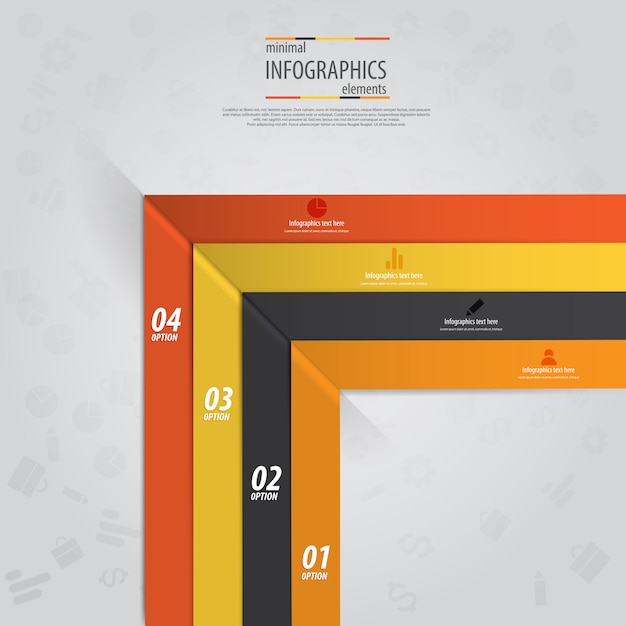 Line infographics