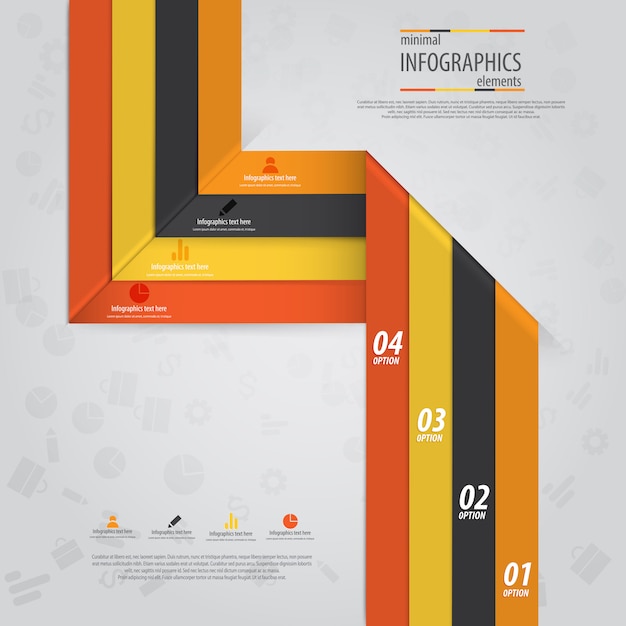 Line infographics