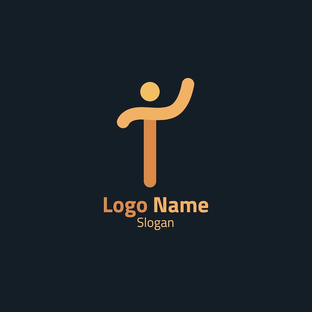 A line logo that resembles people and letters, is also suitable for fashion brands.