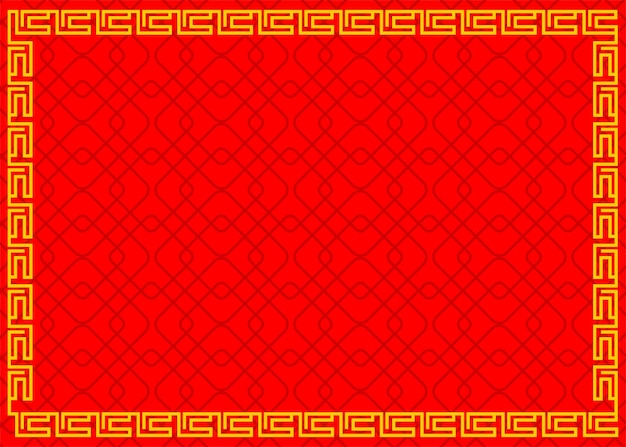 Line pattern background with Chinese New Year theme