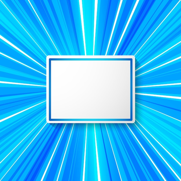 Line rays from the center blue background page label