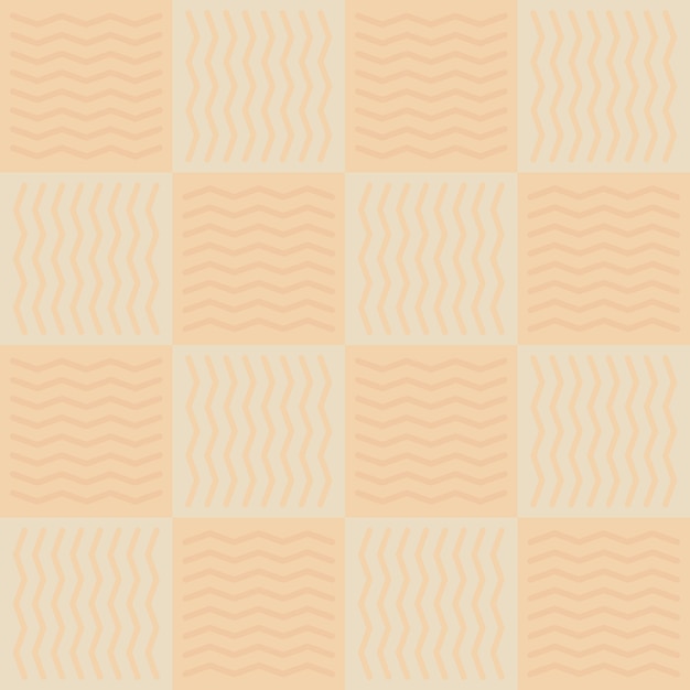 ラインのシームレスなパターン 抽象的なラインとドットの背景