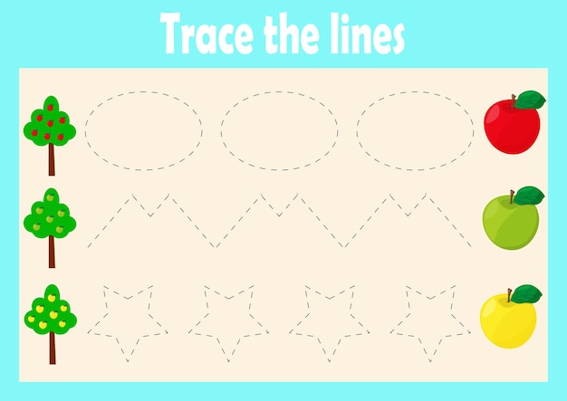 line tracing for kids