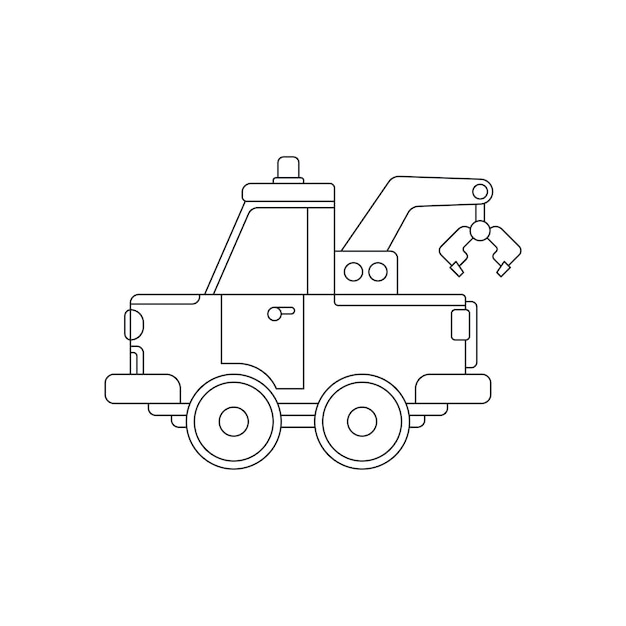 Line vector icon with toys car Engaging and interactive toys that spark creativity and imagination