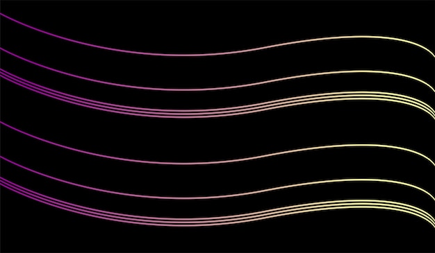 Line wave gradient color minimalist background