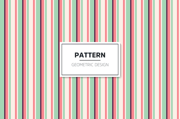 Lineal colorful geometric seamless pattern