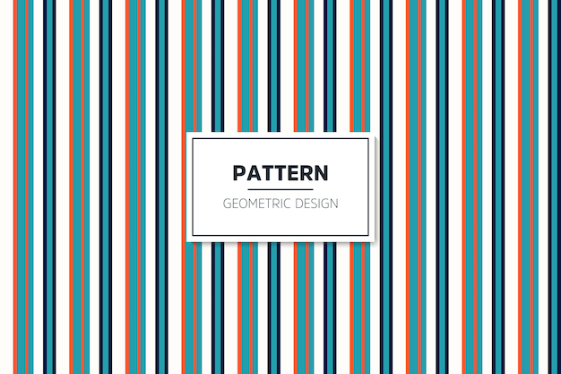 Lineal colorful geometric seamless pattern