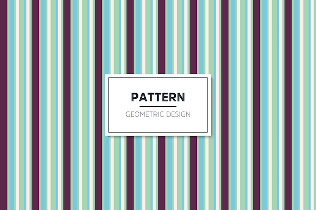 Vector lineal colorful geometric seamless pattern