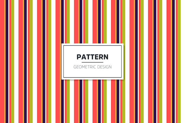 Lineal colorful geometric seamless pattern