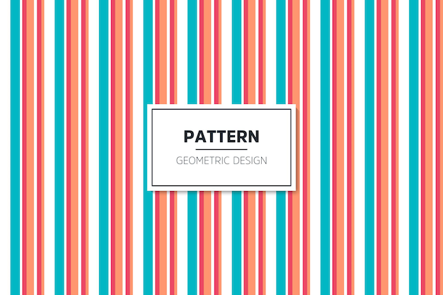 Lineal colorful geometric seamless pattern