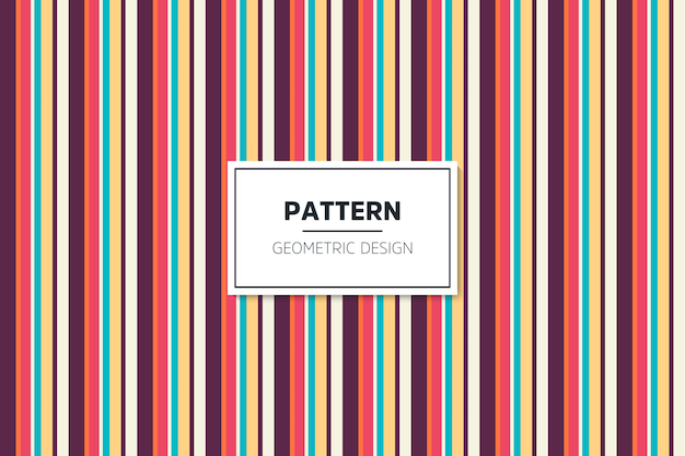 Lineal colorful geometric seamless pattern