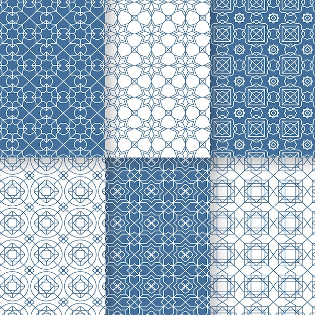 Linear arabic pattern collection