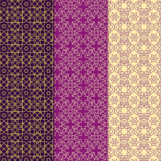 Linear arabic pattern collection