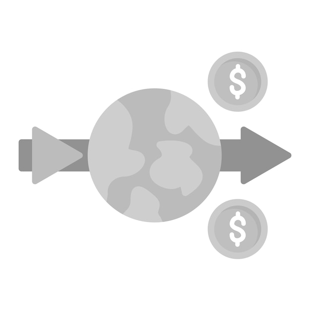 Linear Economy icon vector image Can be used for Economy