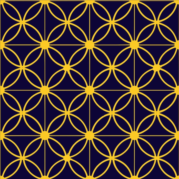 선형 우아한 기하학적 미니멀리즘 아트 데코 무 패턴