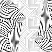 Vector linear flat abstract lines pattern