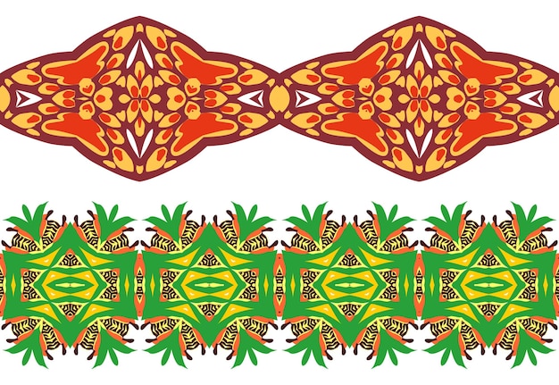 Linear floral ornament