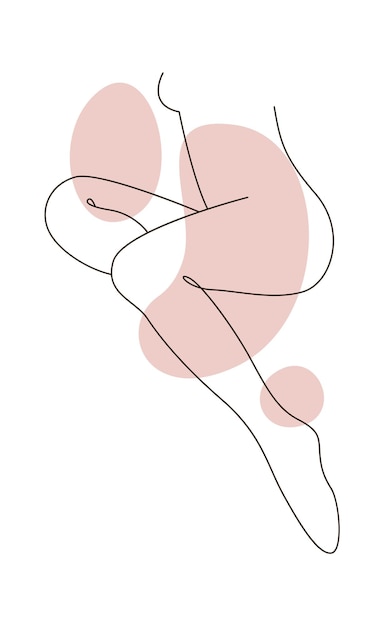 Lined Female Body Part