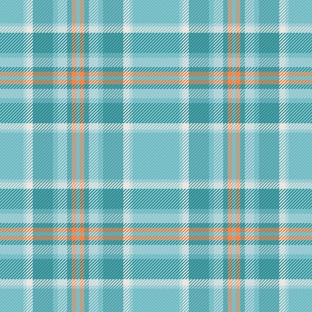 Vector lined tartan vector plaid aesthetic textile pattern background merry seamless texture fabric check in cyan and light colors