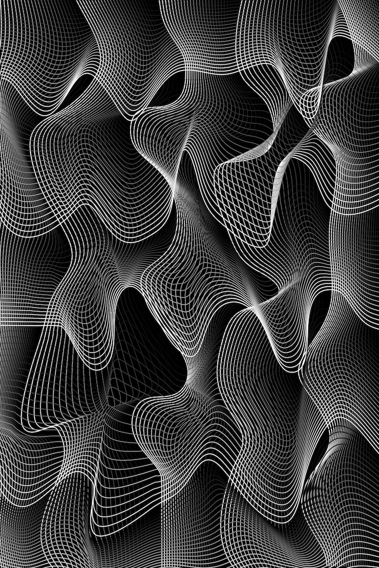 Vector lines abstract background design