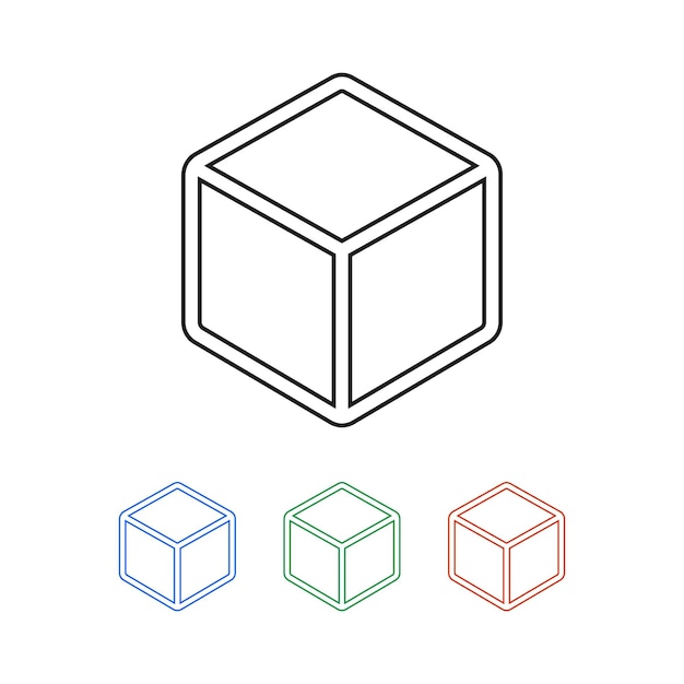 lines box icon design