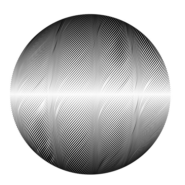 Vector lines constructed transparent sphere .vector  .technology sphere logo . design element .