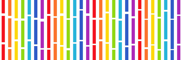 Lines rainbow colors background Geometric vector pattern