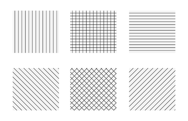 Lines set background vector illustration
