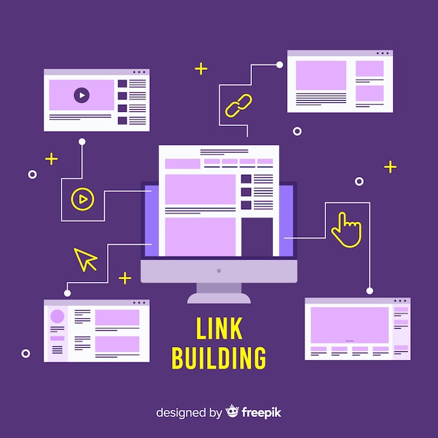 Link building concept