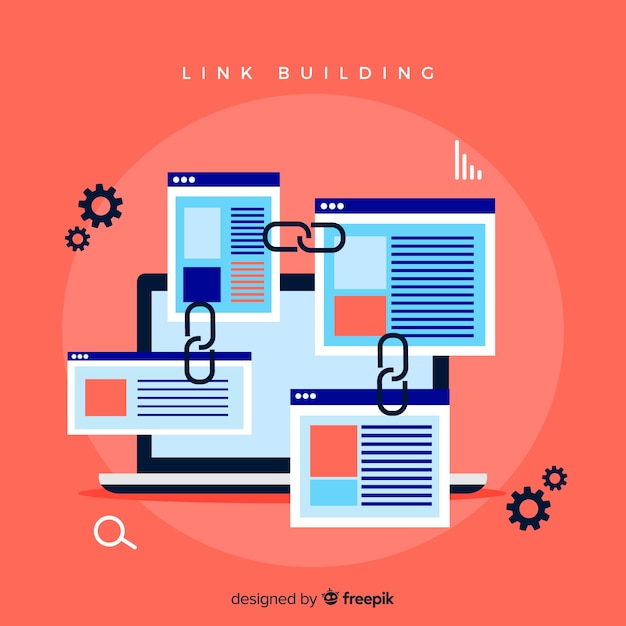 Link building concept