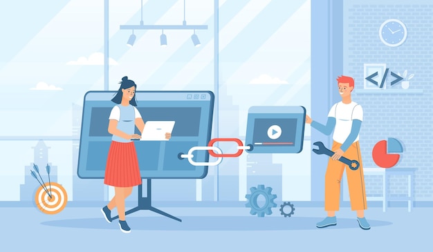 Link Building Strategy Website marketing Search engine optimization SEO Hyperlink connection bet