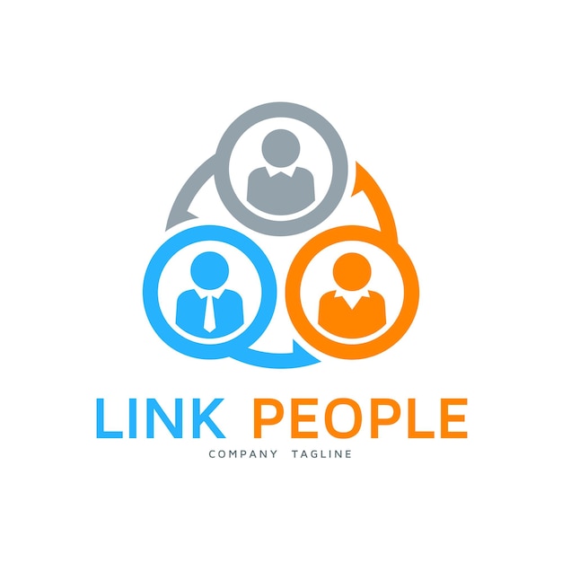 Дизайн логотипа Link People