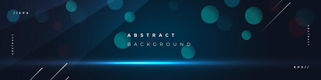 Linkedin banner abstract shiny background