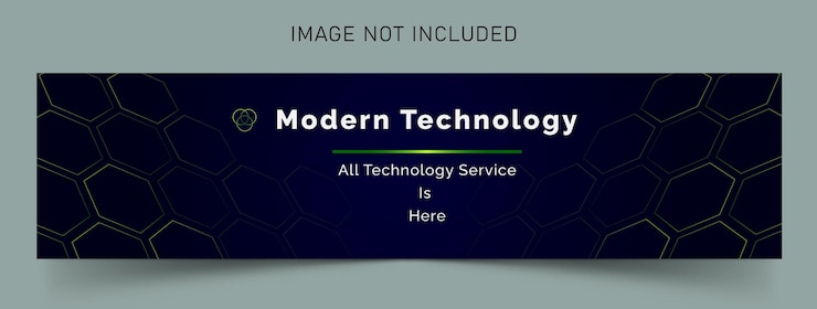 Vector linkedin banner premium cover template