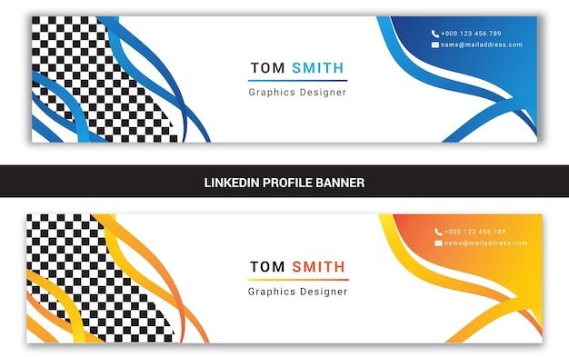Linkedin banner professional modern minimalist corporate design