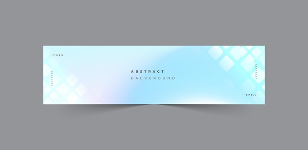 Linkedin banner technology abstract background design