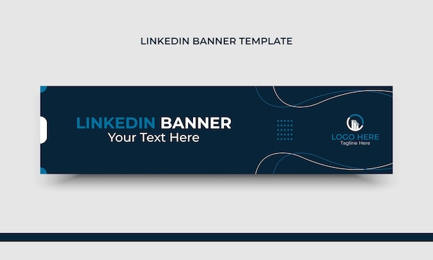 Linkedin banner and web cover template