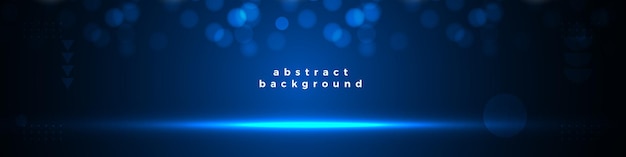 Linkedin banner with abstract background