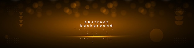 Linkedin banner with abstract shiny background