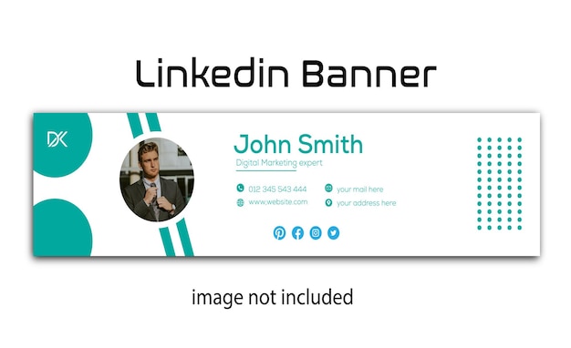 Linkedin cover banner design