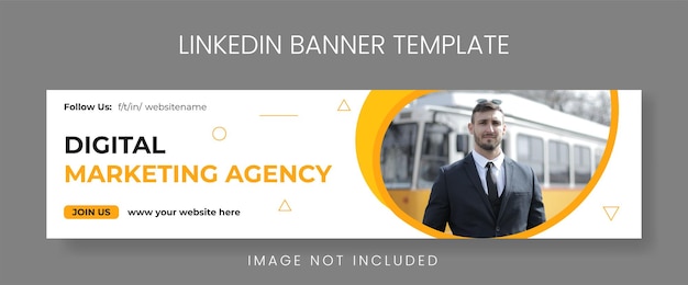 Linkedin Cover Template for Digital Marketing Agency