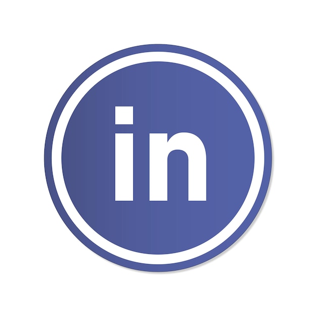 Vettore elemento di design linkedin