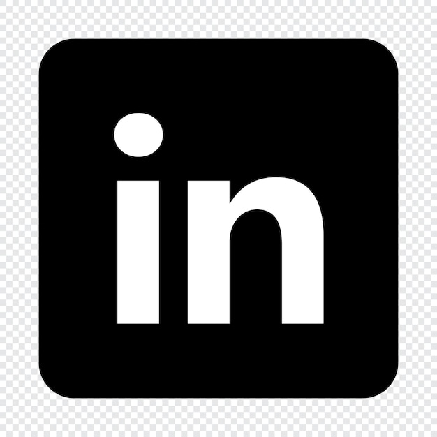 Vector linkedin icon illustration linkedin app logo social media icon