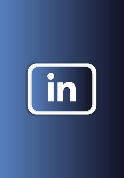 LinkedIn logo sign symbol vector Mobile apps online service icon Social Media App Logo