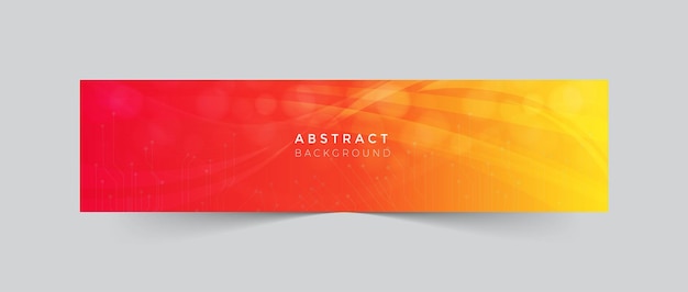 Vector linkedin minimalist modern social media timeline cover with gradient shape design