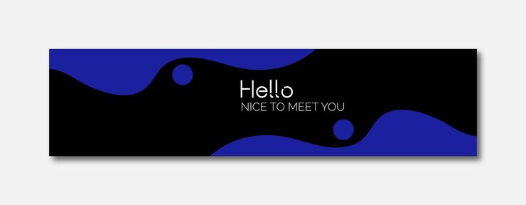 Vector linkedin 개인 및 비즈니스 표지 배너 템플릿