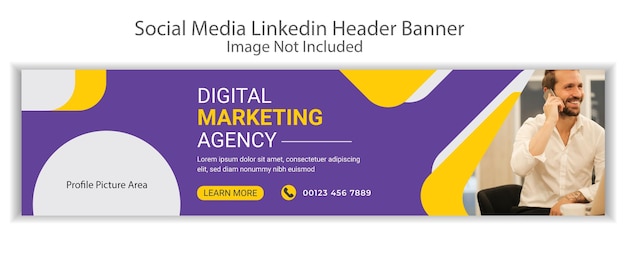 LinkedIn social media banner templates